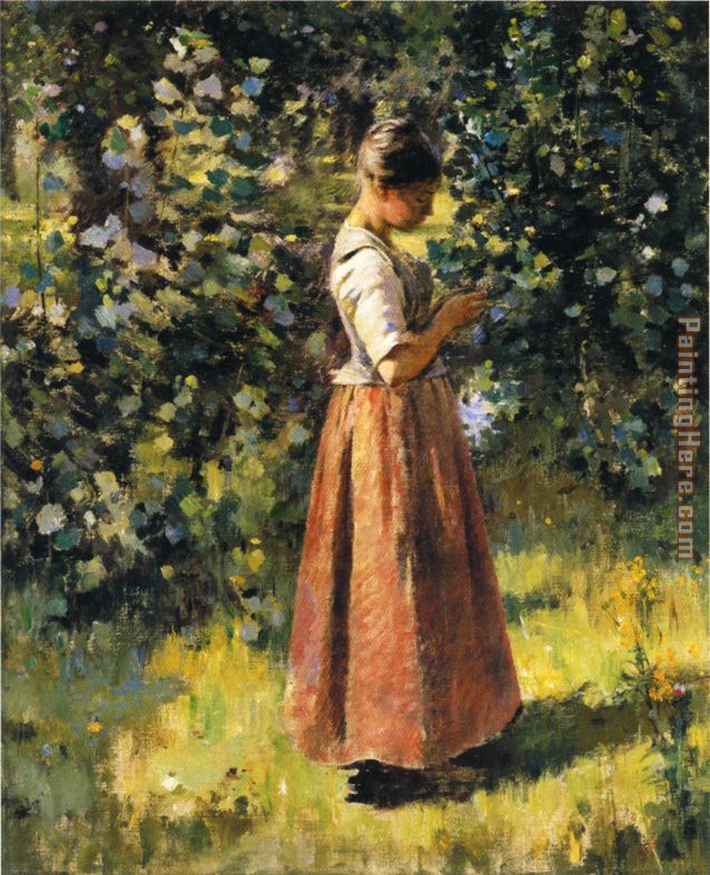 In the Grove painting - Theodore Robinson In the Grove art painting